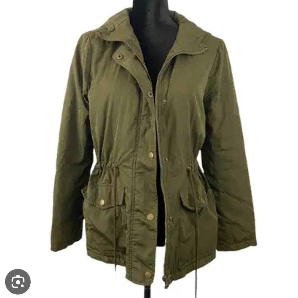 Olive Green Utility Jacket